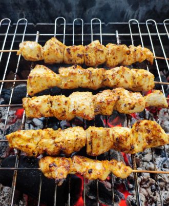 шашлык огне